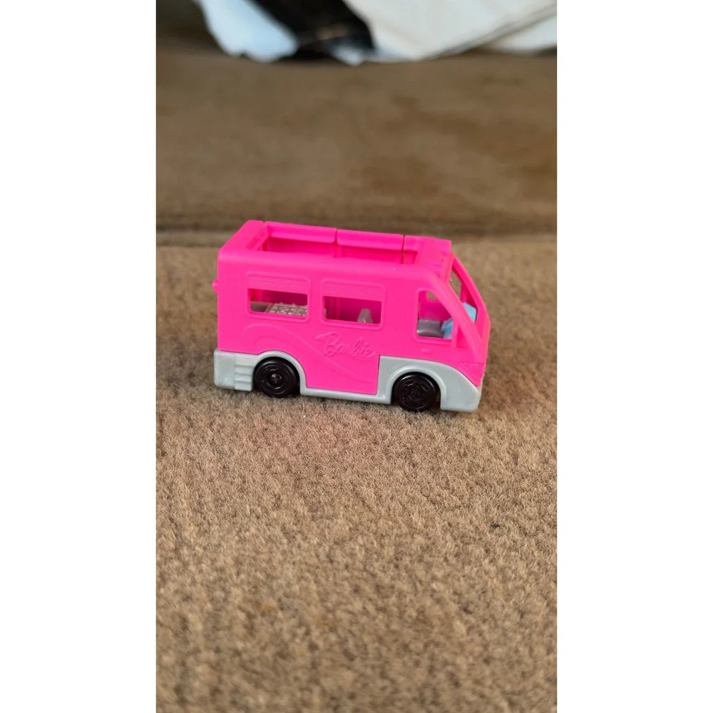 Mattel Barbie DreamCamper Pink Grey Miniature Toy Vehicle HXP38 2023